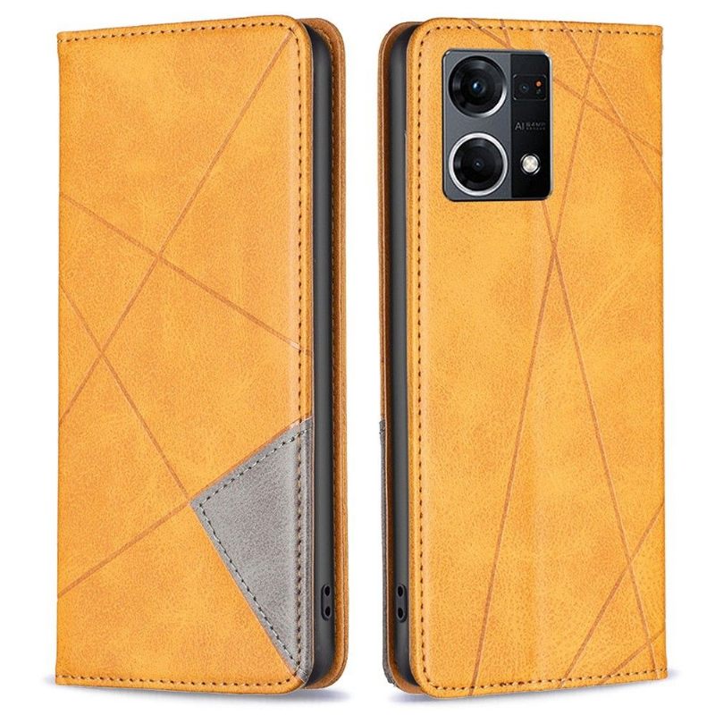 Leren Hoesje voor Oppo Reno 7 Bescherming Binfen Style Leather Series-1