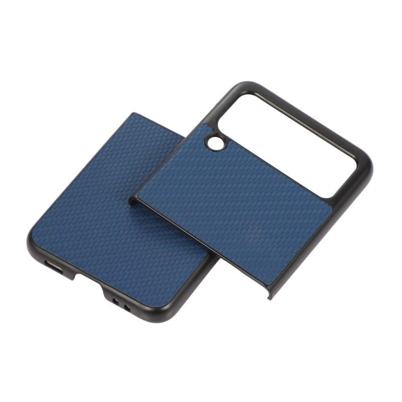 Hoesje voor Samsung Galaxy Z Flip 3 5G Folio-hoesje Koolstofvezelstijl