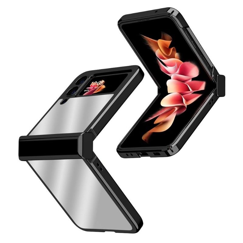 Hoesje voor Samsung Galaxy Z Flip 3 5G Folio-hoesje Luxe Spiegeleffect