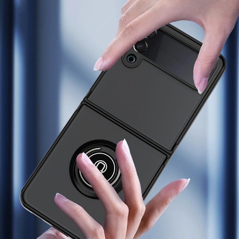 Hoesje voor Samsung Galaxy Z Flip 3 5G Folio-hoesje Ring Met Gekleurde Knoppen