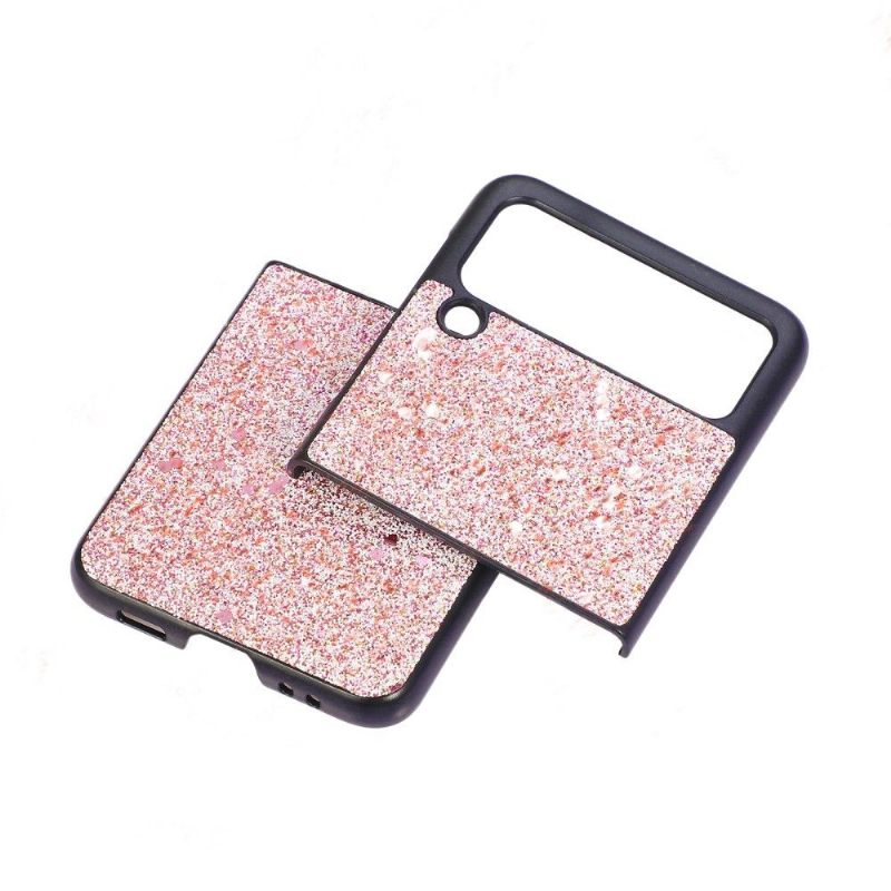 Hoesje voor Samsung Galaxy Z Flip 3 5G Glamoureuze Pailletten