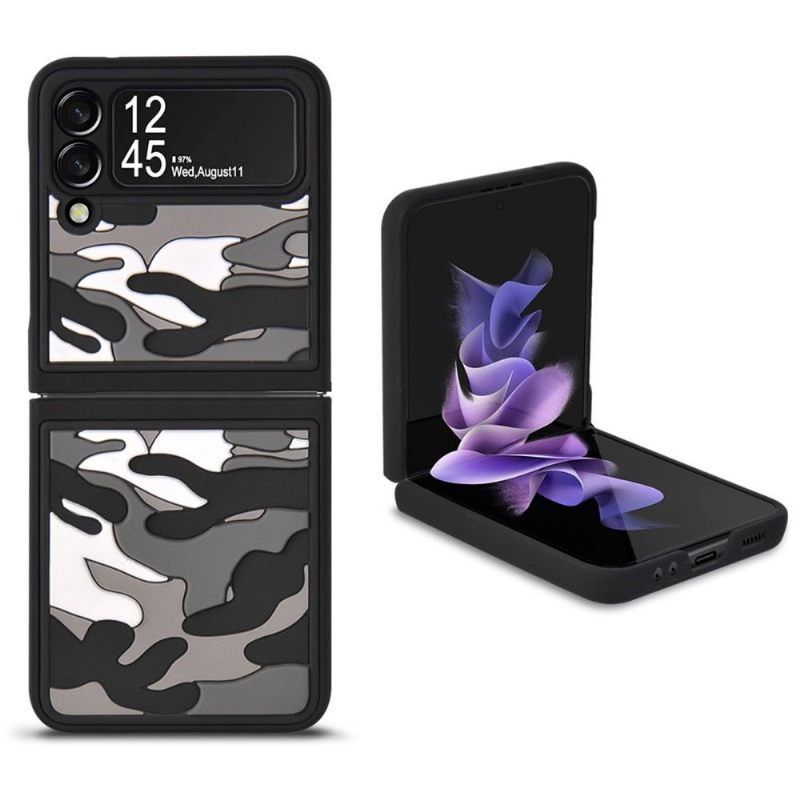 Telefoonhoesje voor Samsung Galaxy Z Flip 3 5G Bescherming Robuuste Militaire Camouflage