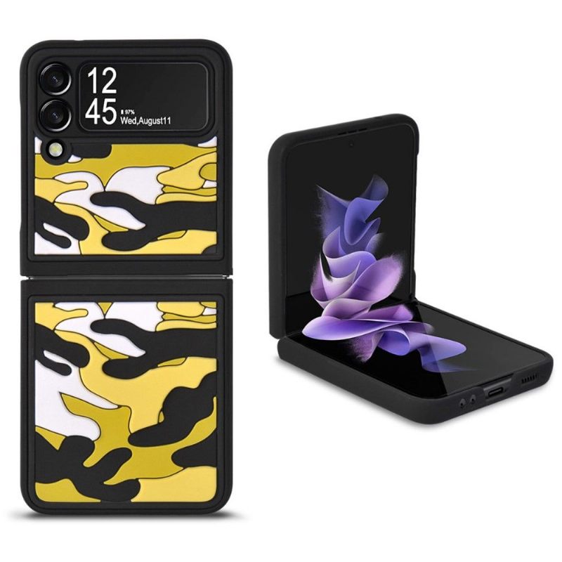 Telefoonhoesje voor Samsung Galaxy Z Flip 3 5G Bescherming Robuuste Militaire Camouflage