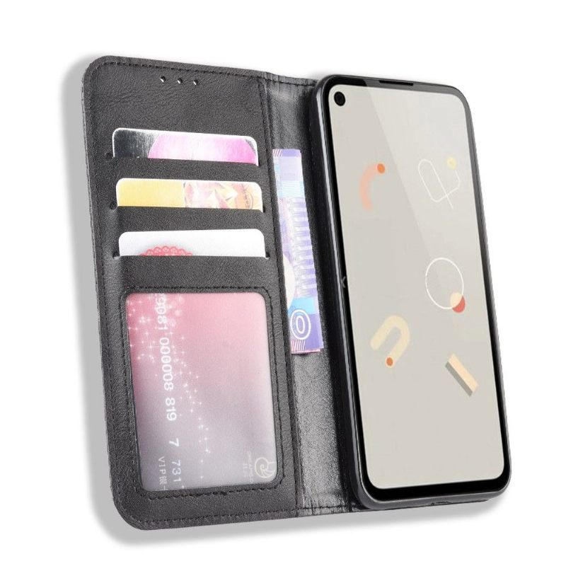 Case voor Google Pixel 4a Leer In Cirénius-stijl