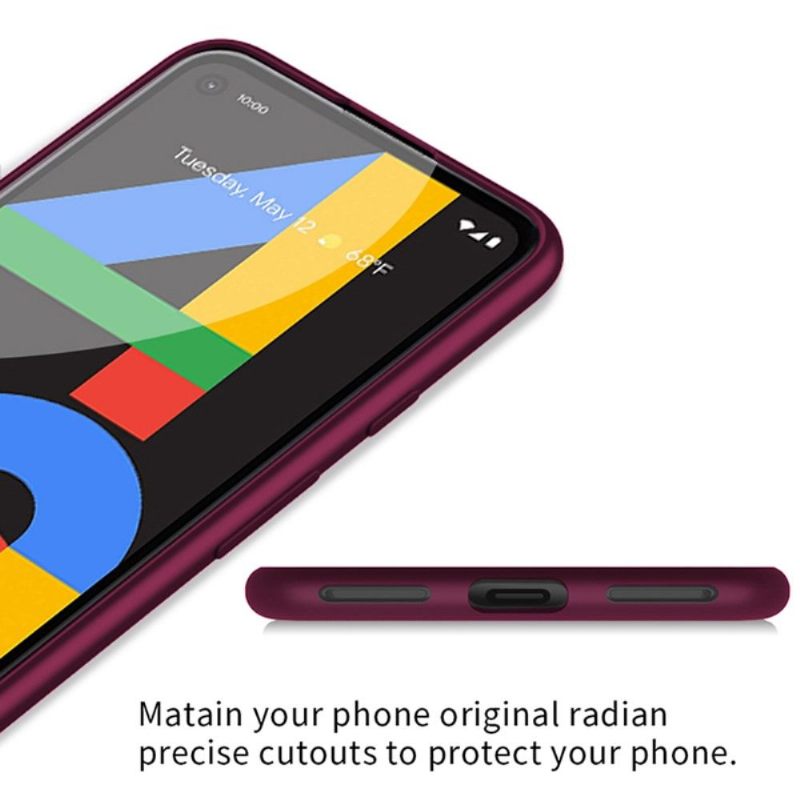 Hoesje voor Google Pixel 4a Anti-fall Guardian-serie Ultrafijn Mat