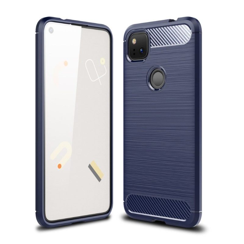 Hoesje voor Google Pixel 4a Flexibel Geborsteld Effect