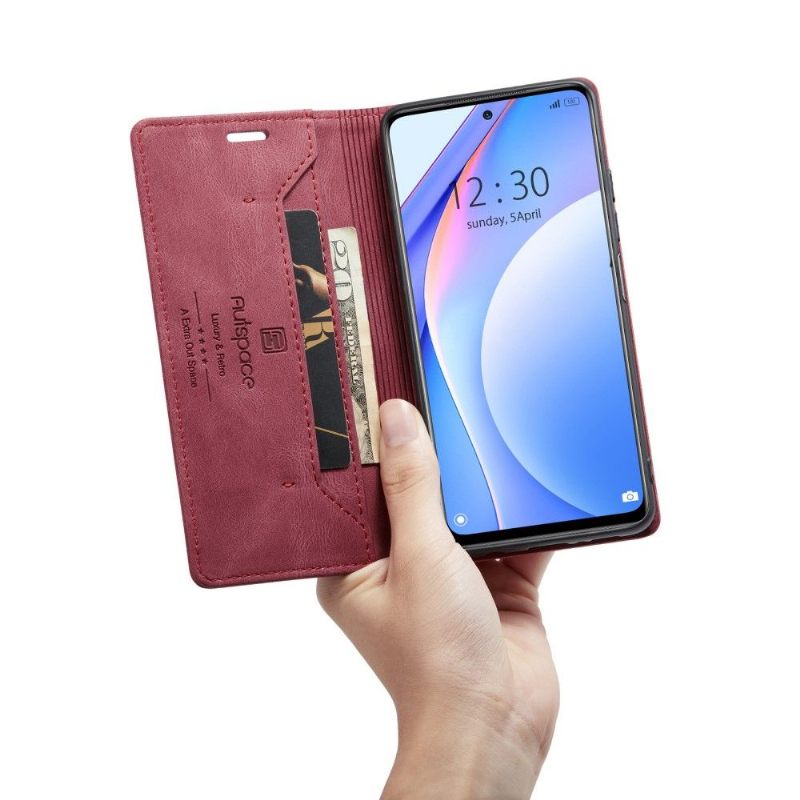 Folio-hoesje voor Xiaomi Mi 10T Lite Autspace Kunstleer