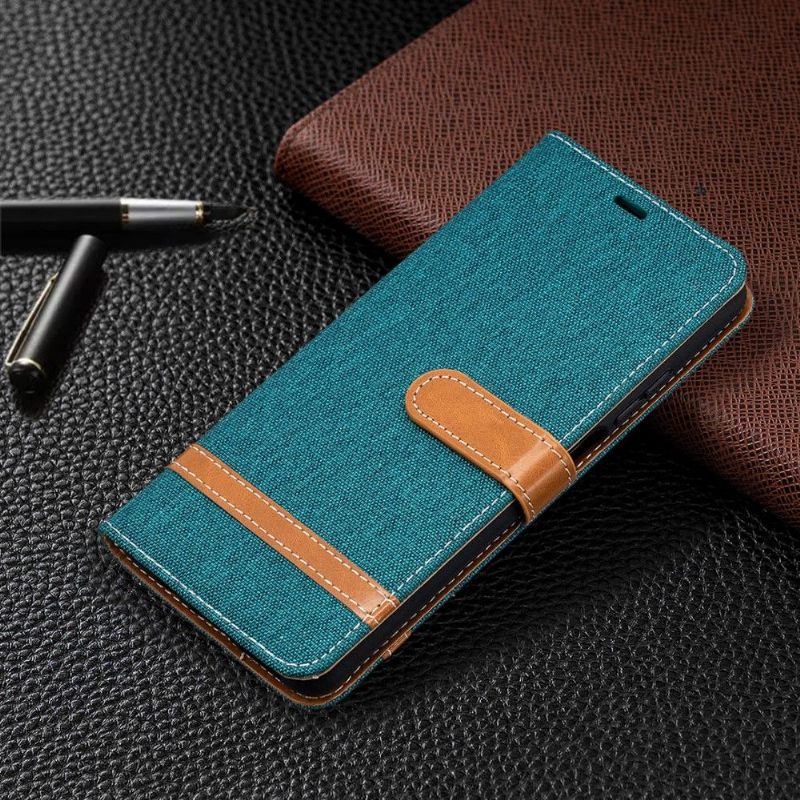 Folio-hoesje voor Xiaomi Mi 10T Lite Stoffen Bekleding