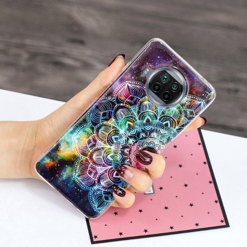 Hoesje voor Xiaomi Mi 10T Lite Lichtgevende Kleurrijke Mandala