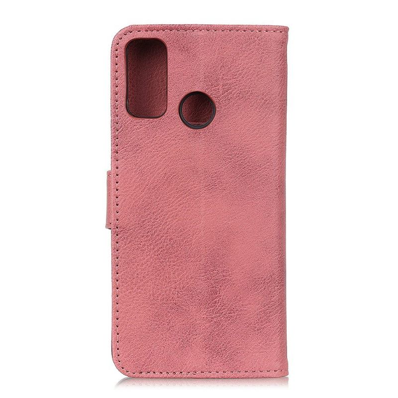 Flip Case voor Honor 9X Lite Khazneh Leder Effect Kaarthouder - Roze