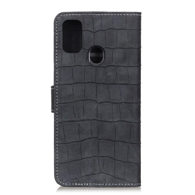 Folio-hoesje voor Honor 9X Lite Imitatieleer Croc Look