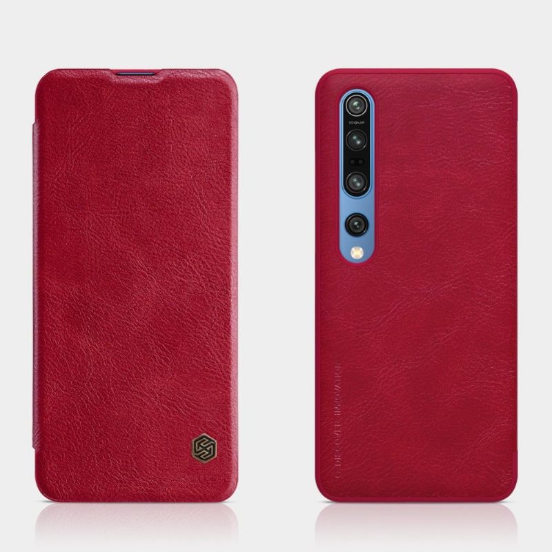 Flip Case voor Xiaomi Mi 10 / 10 Pro Qin Serie Nillkin Kunstleer