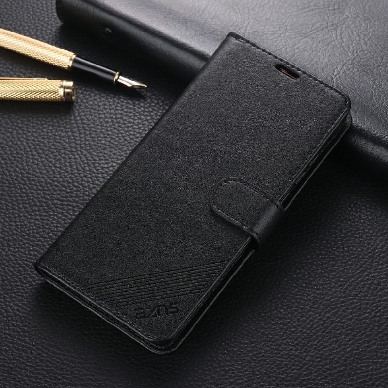 Folio-hoesje voor Xiaomi Mi 10 / 10 Pro Azns Retro Leder Effect