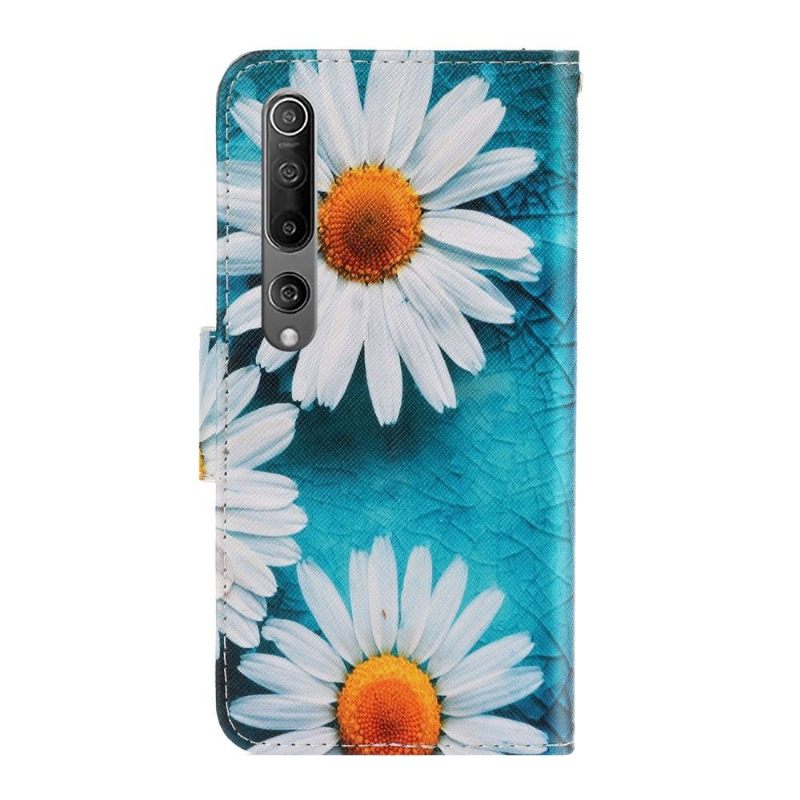 Leren Hoesje voor Xiaomi Mi 10 / 10 Pro Bescherming Daisy