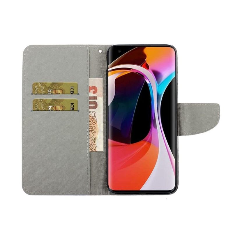 Leren Hoesje voor Xiaomi Mi 10 / 10 Pro Gebrilde Vos