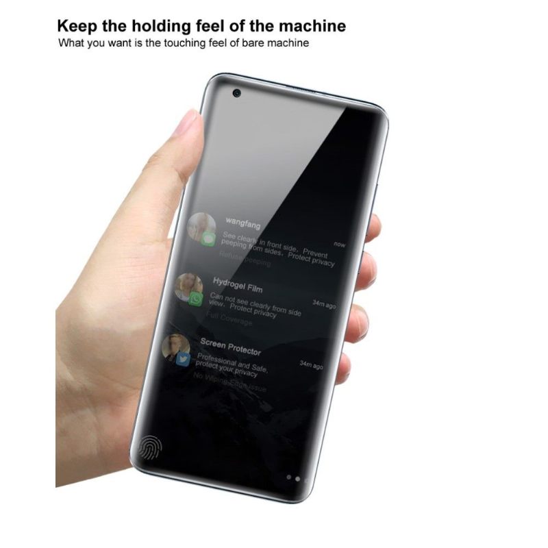 Xiaomi Mi 10 / Mi 10 Pro Schermbeschermer Van Gehard Glas En Privacyfilter