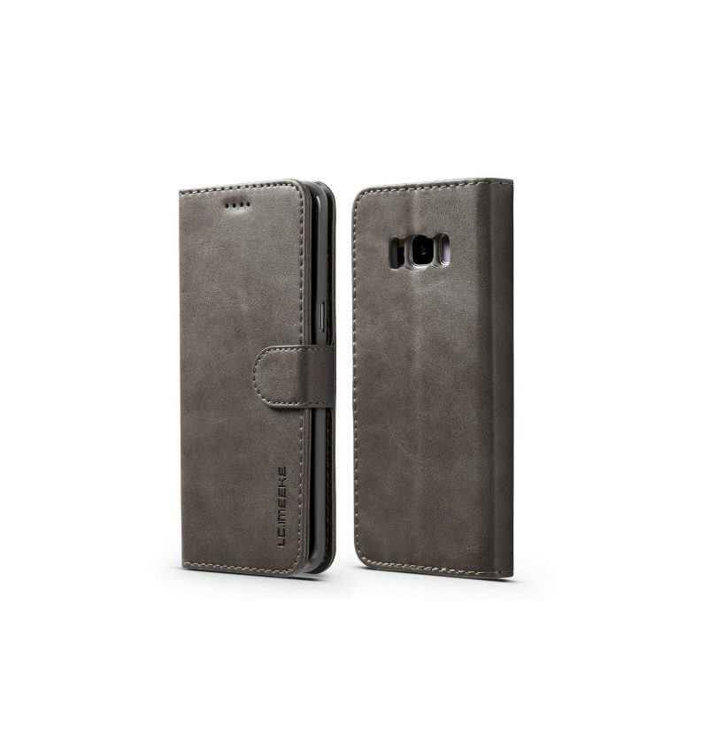 Flip Case voor Samsung Galaxy S8 Plus Leren Tas