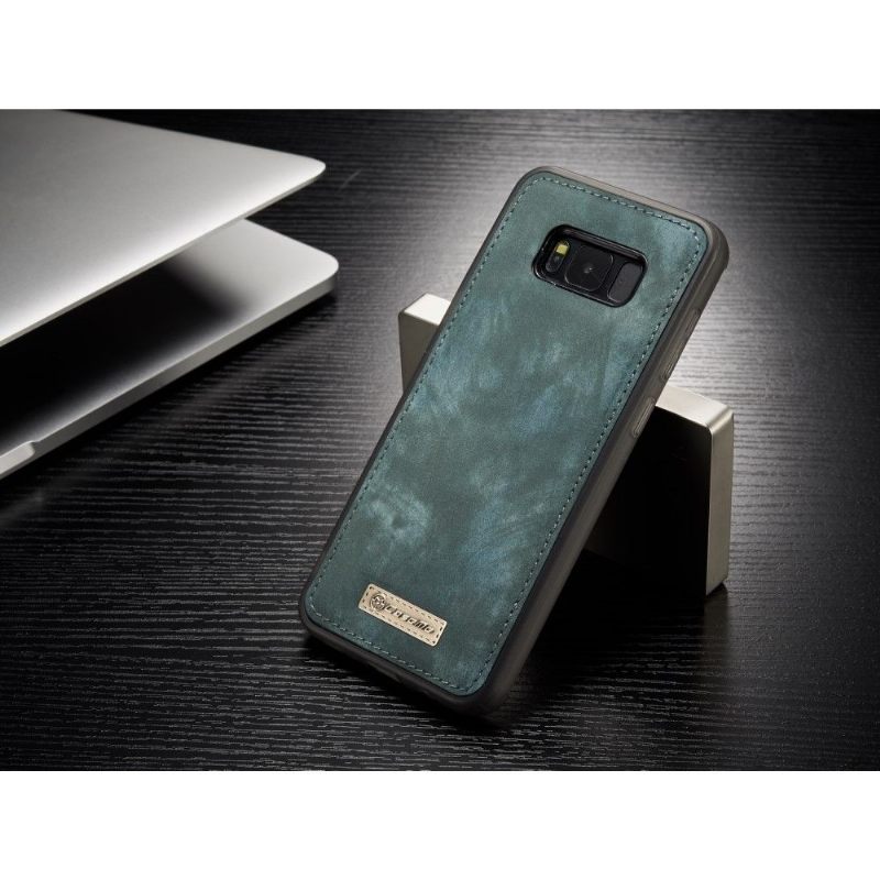 Hoesje Folio-hoesje voor Samsung Galaxy S8 Plus Kaarthouder - Groen