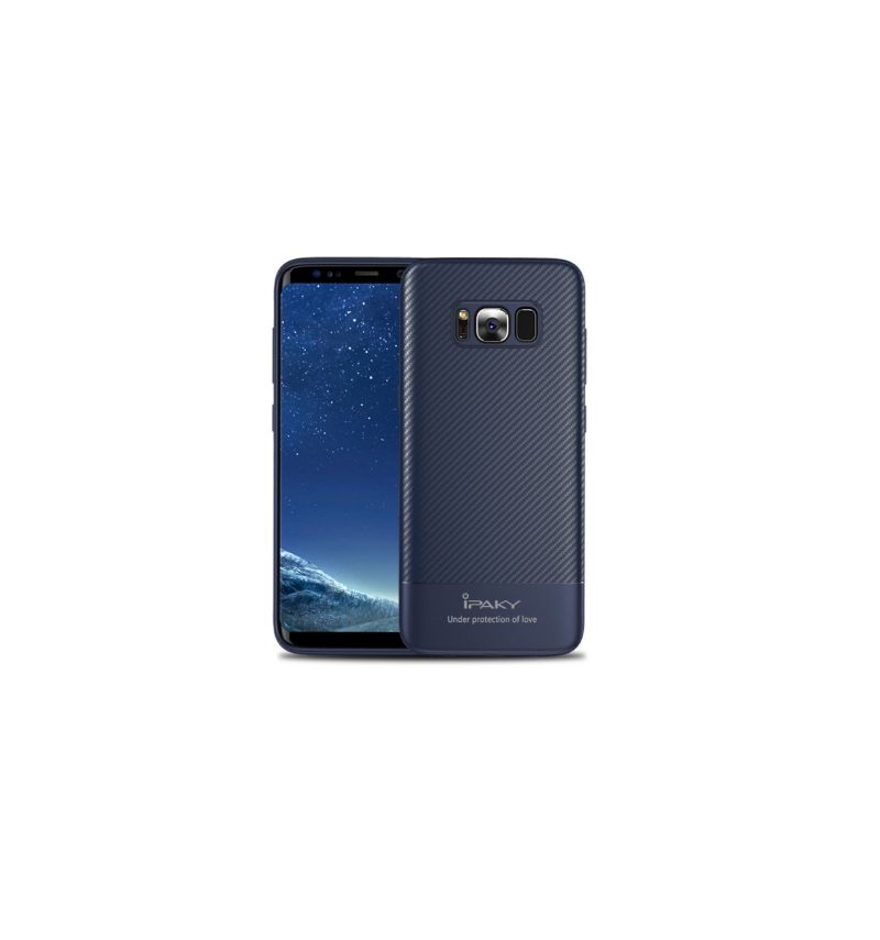 Hoesje voor Samsung Galaxy S8 Plus Ipaky Karbon