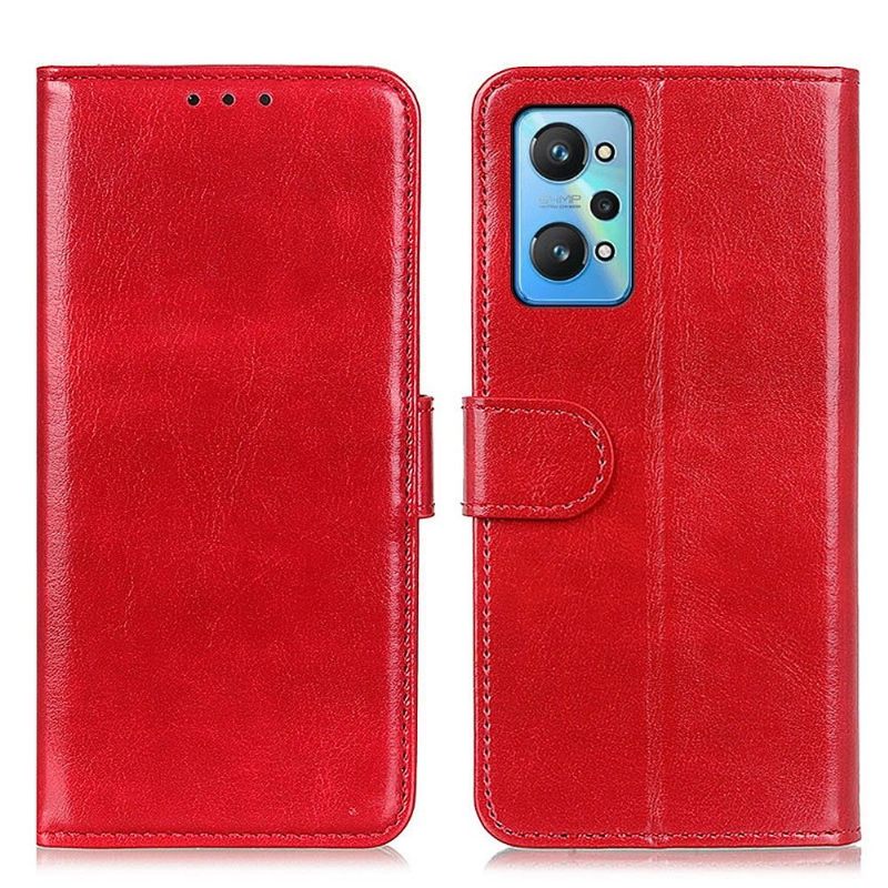 Cover voor Realme GT Neo 3T / Neo 2 Anti-fall Folio-hoesje Faux Leather Folio Stand Functie