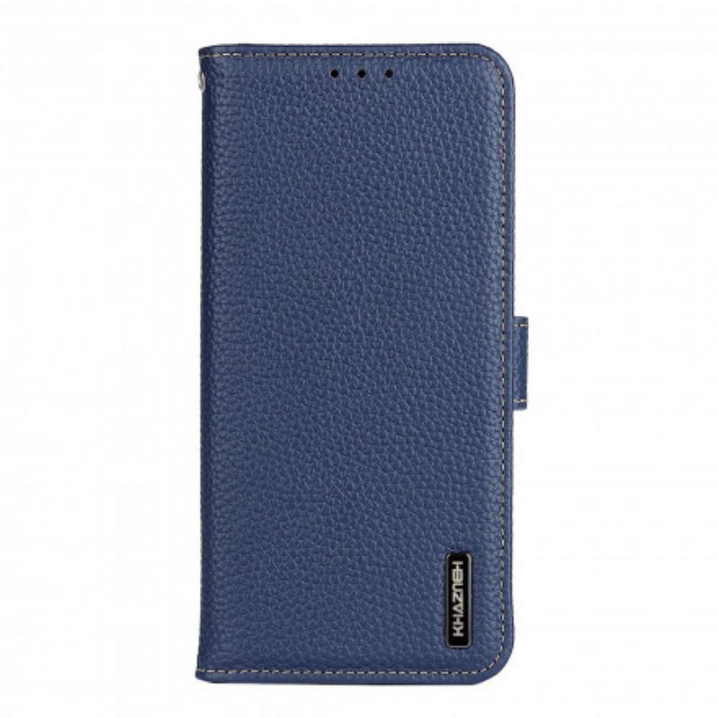 Flip Case voor Vivo Y21 Khazneh Lychee Leer