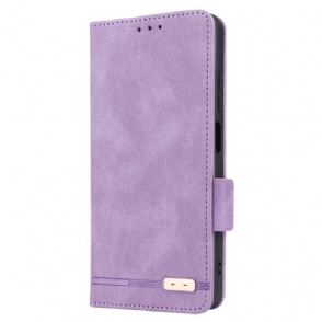 Bescherming Hoesje voor Xiaomi Redmi Note 12 Pro Folio-hoesje Stijlvol Leereffect