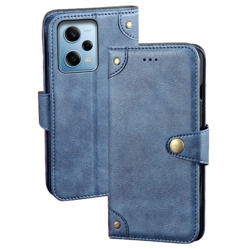 Folio-hoesje voor Xiaomi Redmi Note 12 Pro Magnetische Knop