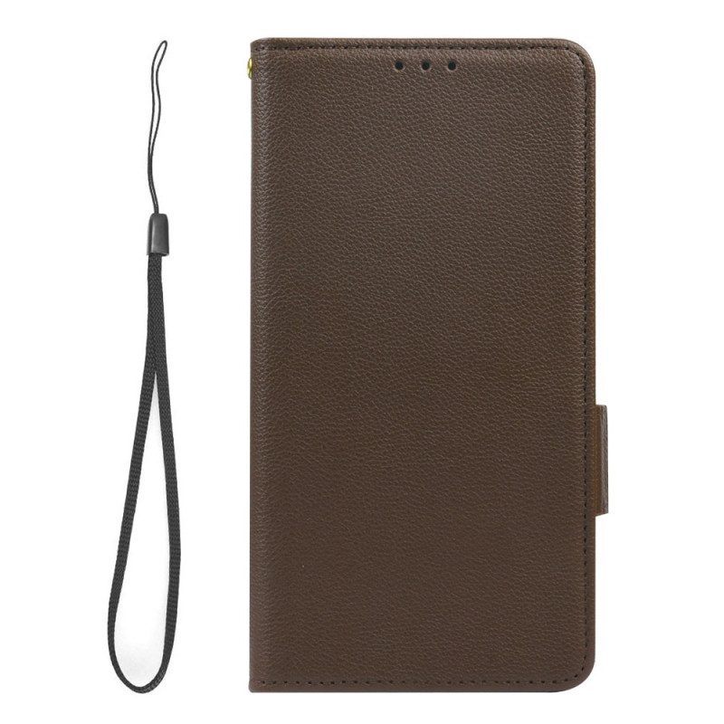 Folio-hoesje voor Xiaomi Redmi Note 12 Pro Met Ketting Dunne Bandjes