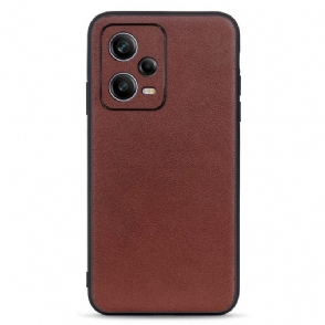 Hoesje voor Xiaomi Redmi Note 12 Pro Echt Leer