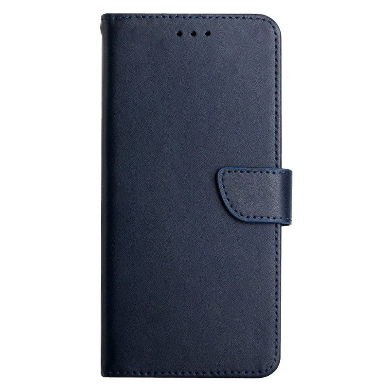 Folio-hoesje voor Samsung Galaxy S23 5G Echt Nappaleer