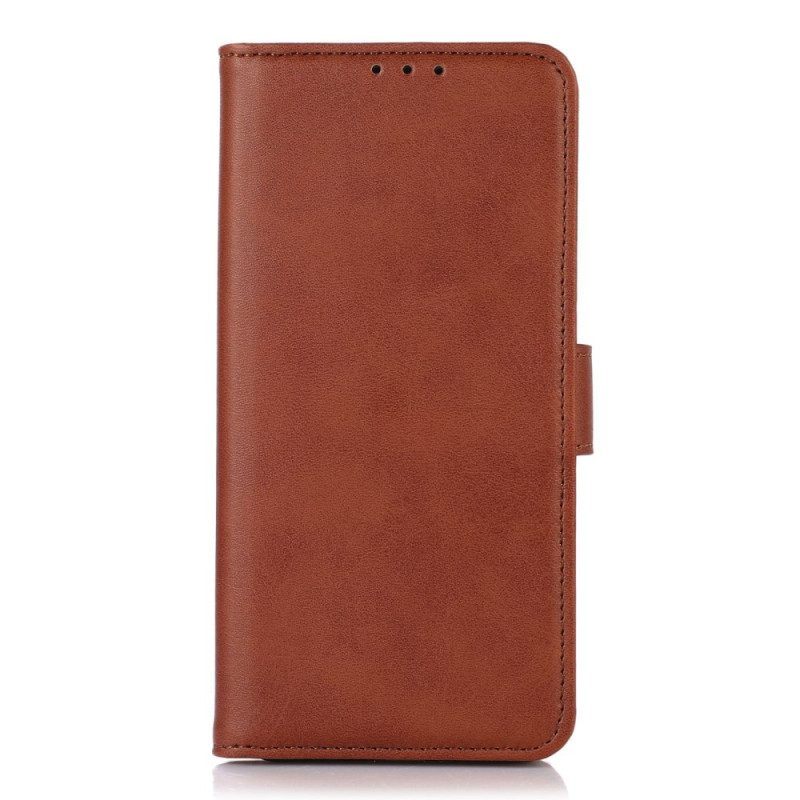 Folio-hoesje voor Samsung Galaxy S23 5G Leren Styling