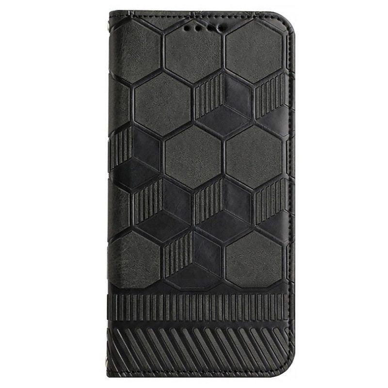 Folio-hoesje voor Samsung Galaxy S23 5G Voetbal Bal Patroon