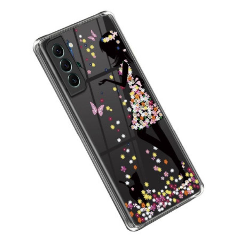 Hoesje voor Samsung Galaxy S23 5G Naadloos Bloemenmeisje