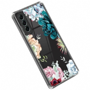 Telefoonhoesje voor Samsung Galaxy S23 5G Naadloos Boeket Bloemen