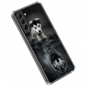 Telefoonhoesje voor Samsung Galaxy S23 5G Puppy-droom