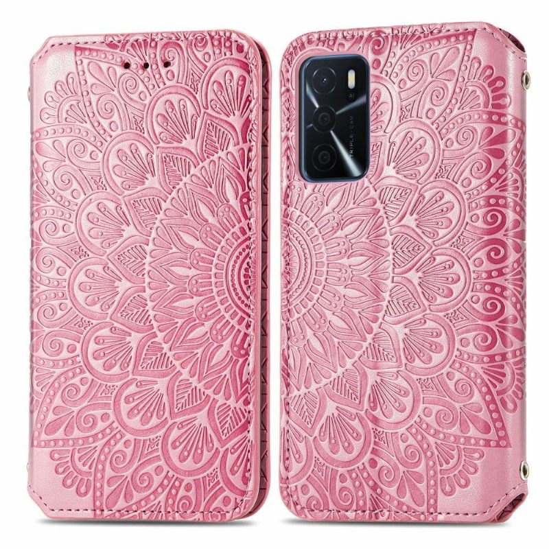 Folio-hoesje voor Oppo A16 / A16s Anti-fall Chique Mandala