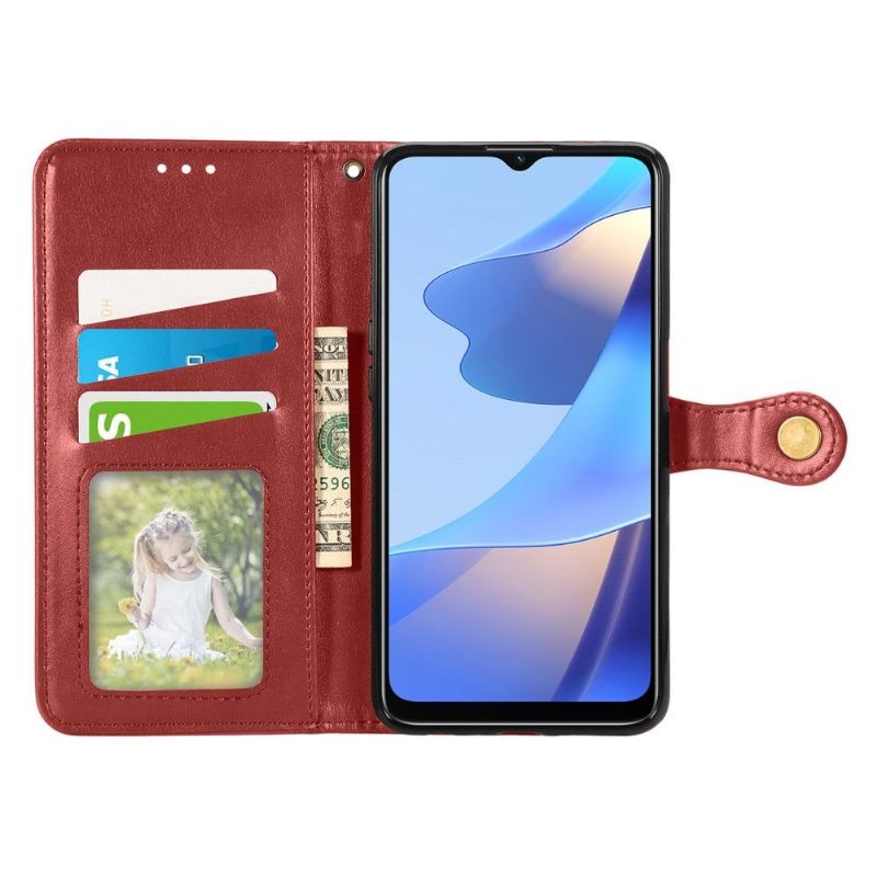 Folio-hoesje voor Oppo A16 / A16s Anti-fall Indila Kunstleer Kaarthouder