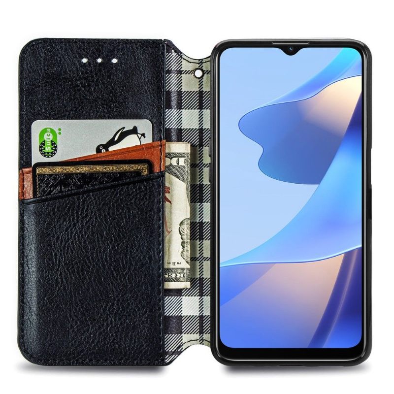 Folio-hoesje voor Oppo A16 / A16s Kub Design-kaarthouder