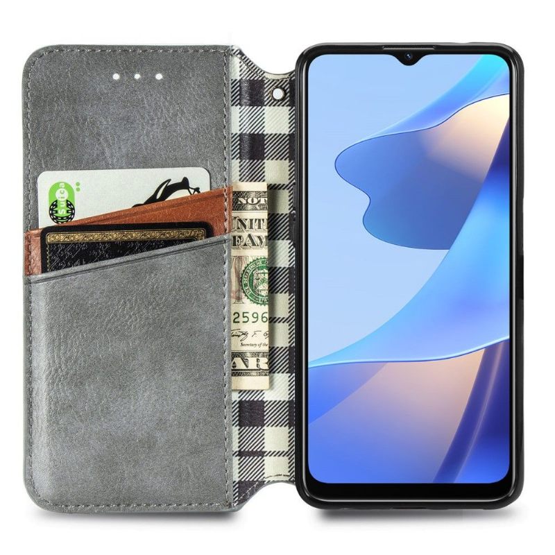 Folio-hoesje voor Oppo A16 / A16s Kub Design-kaarthouder