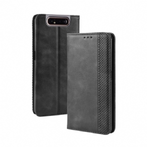 Cover voor Samsung Galaxy A80 Leerstijl Le Cirénius