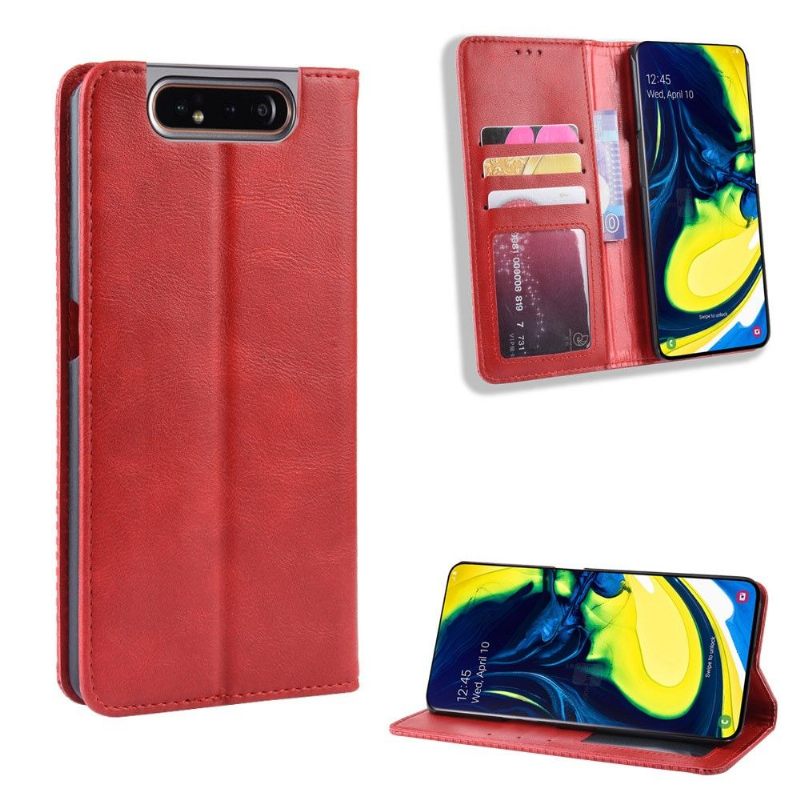 Cover voor Samsung Galaxy A80 Leerstijl Le Cirénius