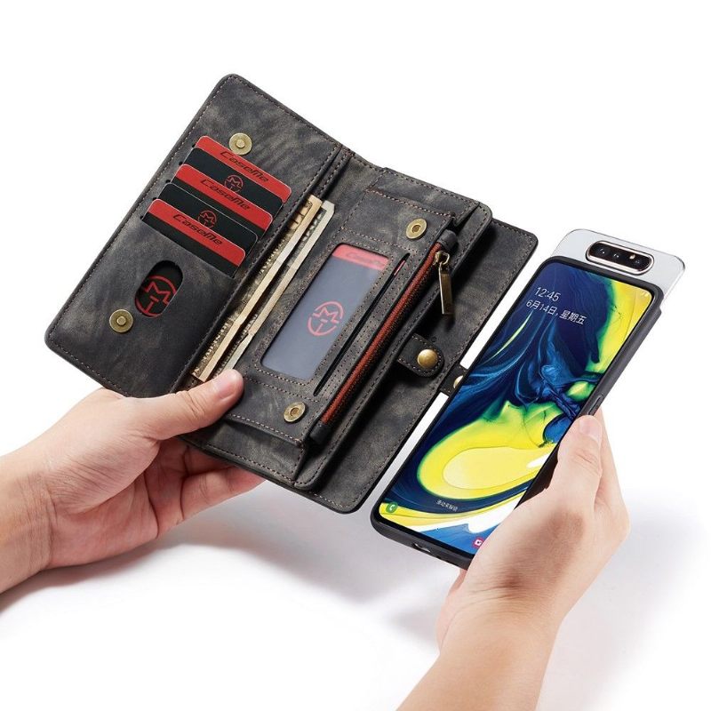 Hoesje Folio-hoesje voor Samsung Galaxy A80 2 in 1 Magnetisch