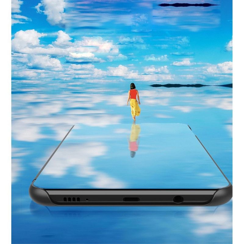 Hoesje voor Samsung Galaxy A80 Folio-hoesje Spiegeleffect