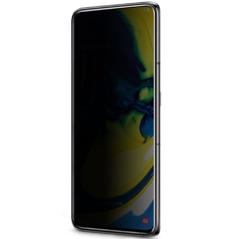 Samsung Galaxy A80 - Screenprotector Van Gehard Glas En Privacyfilter