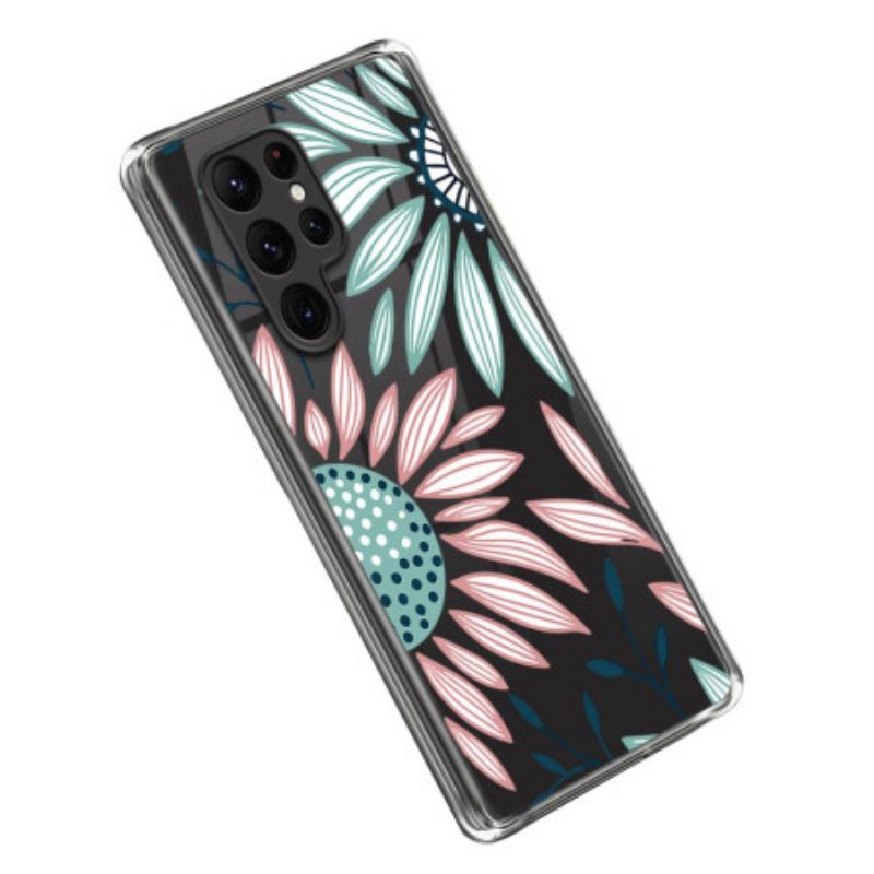 Hoesje voor Samsung Galaxy S23 Ultra 5G Bloemen