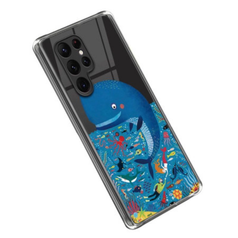 Hoesje voor Samsung Galaxy S23 Ultra 5G Walvis