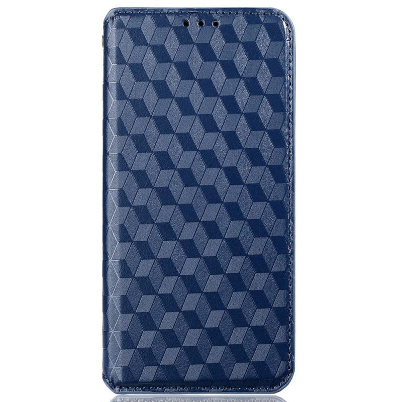 Bescherming Hoesje voor iPhone 14 Pro Max Folio-hoesje 3d Textuur