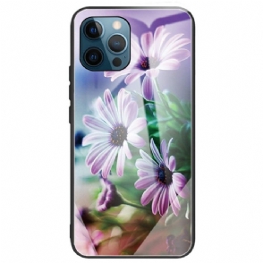 Hoesje voor iPhone 14 Pro Max Bloemen Van Gehard Glas