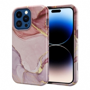 Hoesje voor iPhone 14 Pro Max Fantastisch Marmer