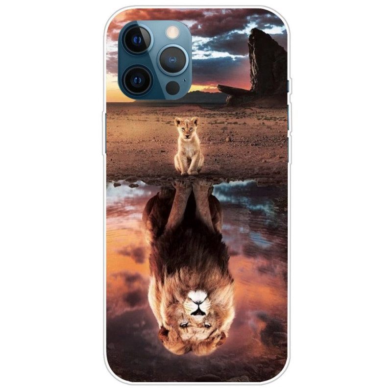 Hoesje voor iPhone 14 Pro Max Katachtige Droom